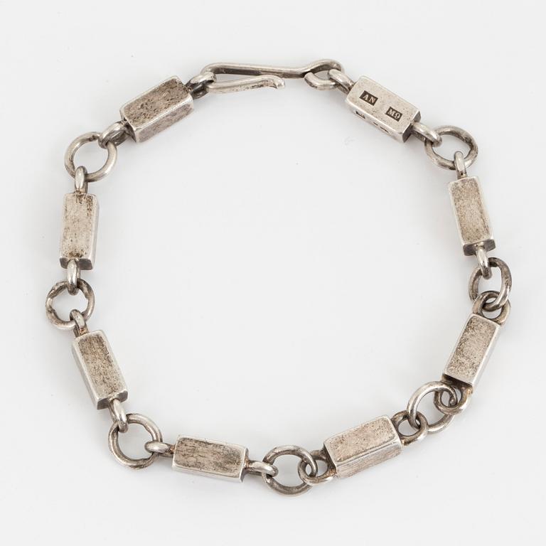 WIWEN NILSSON, armband, sterlingsilver, Lund 1962.