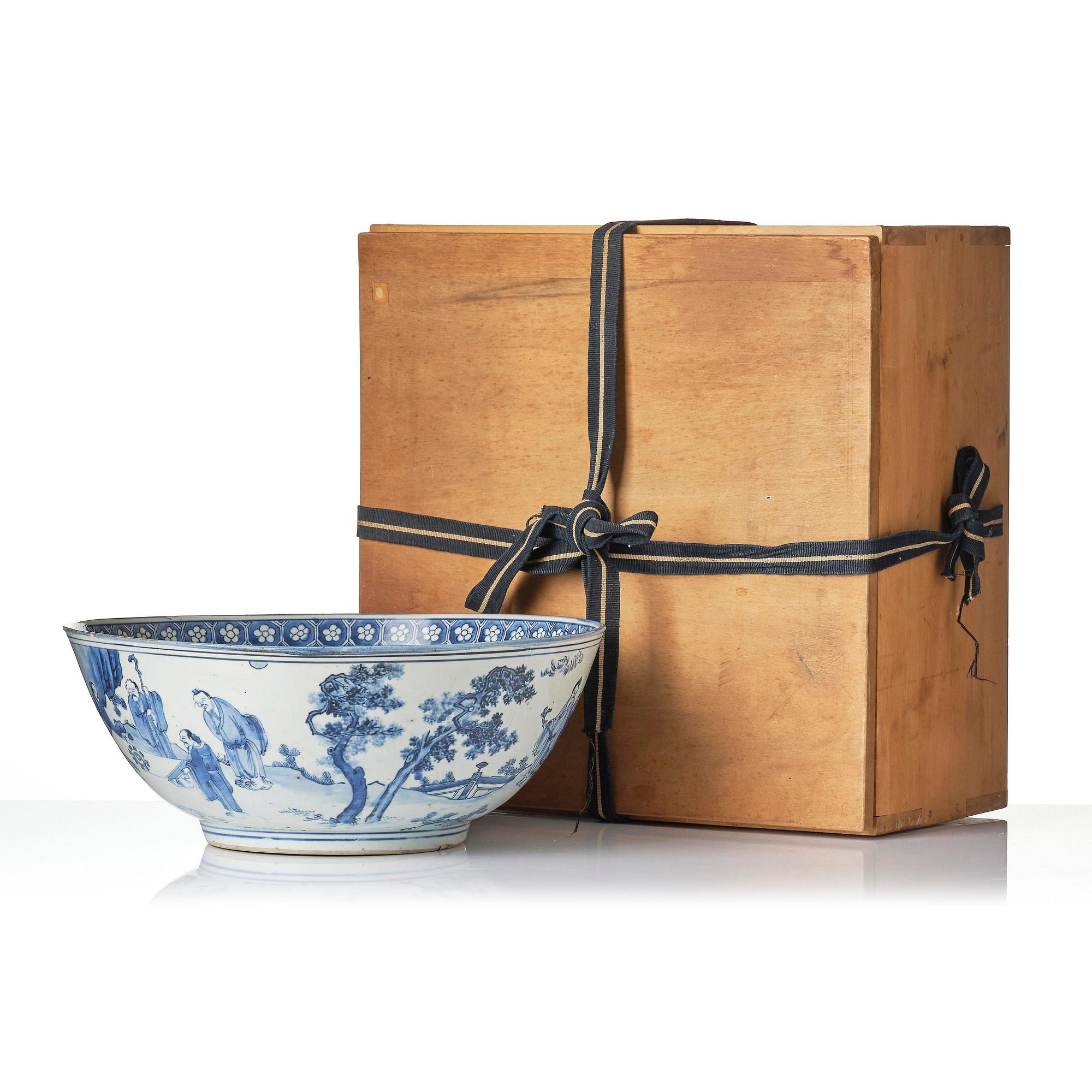 Praktskål, porslin. Mingdynastin, Chongzhen (1627–1644).