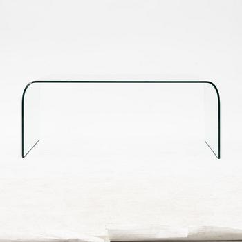 A glass coffee table, model "Rialto", Fiam, Italy.