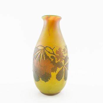 Vase, Orrefors, overlay, early 20th century.