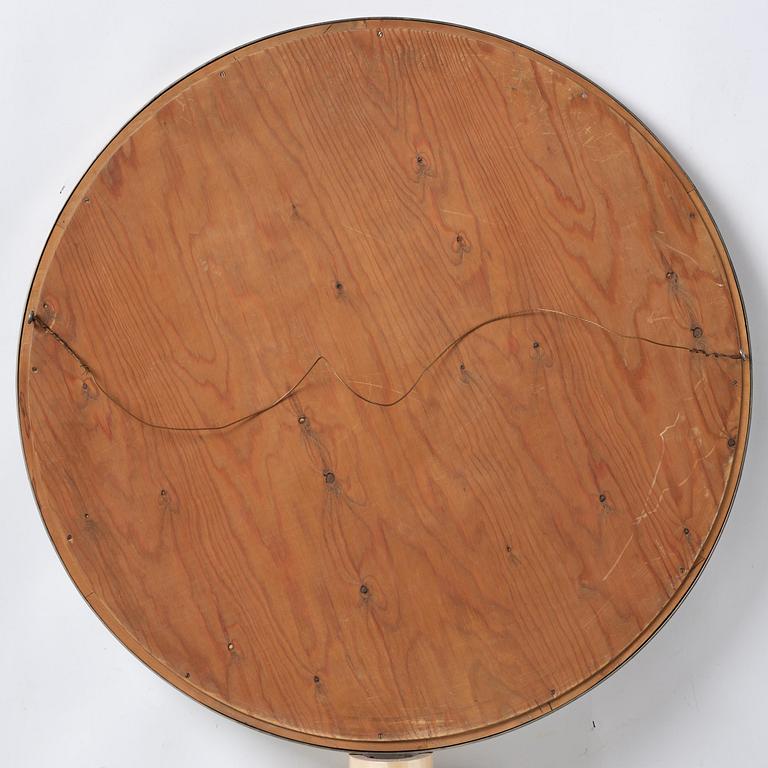 Swedish Modern, a nickel plated wall mirror, 1930s.