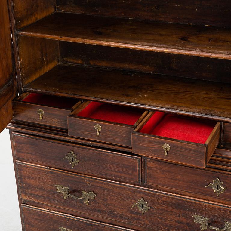 A mid 18th century cabinet.