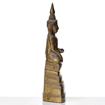 Buddha, brons. Burma, kring 1800.