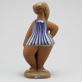 LISA LARSON, a 'Dora' stoneware figurine, from ABC-Flickorna, Gustavsberg.