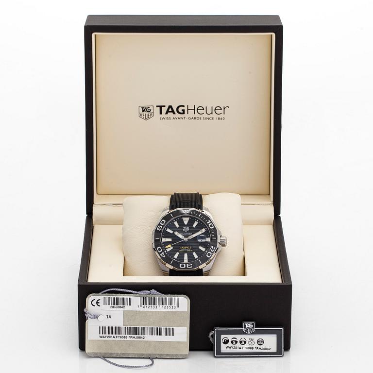 Tag Heuer, Aquaracer, wristwatch, 43 mm.