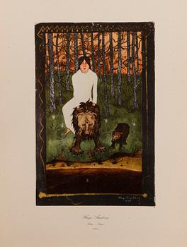 HUGO SIMBERG, after, a folder with 20 off-set printings, WSOY Porvoo 1952.
