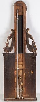 A late Gustavian Barometer from around the year 1800 by Iohannes Lerra.