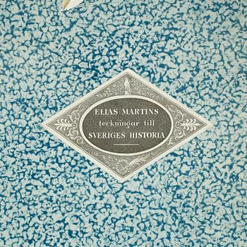 BÖCKER OM SVENSKA 1700-TALSKONSTNÄRER, 6 vol, bla Roslin, 1-3, av Lundberg, 1957.