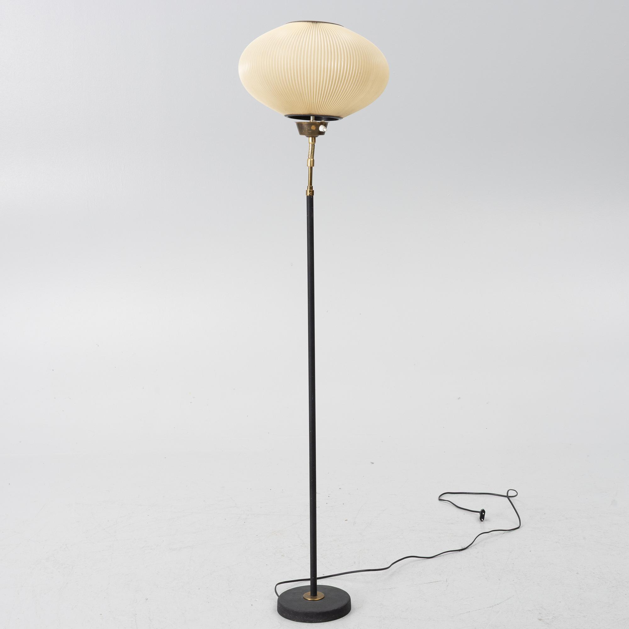 A floor lamp, 1950s.