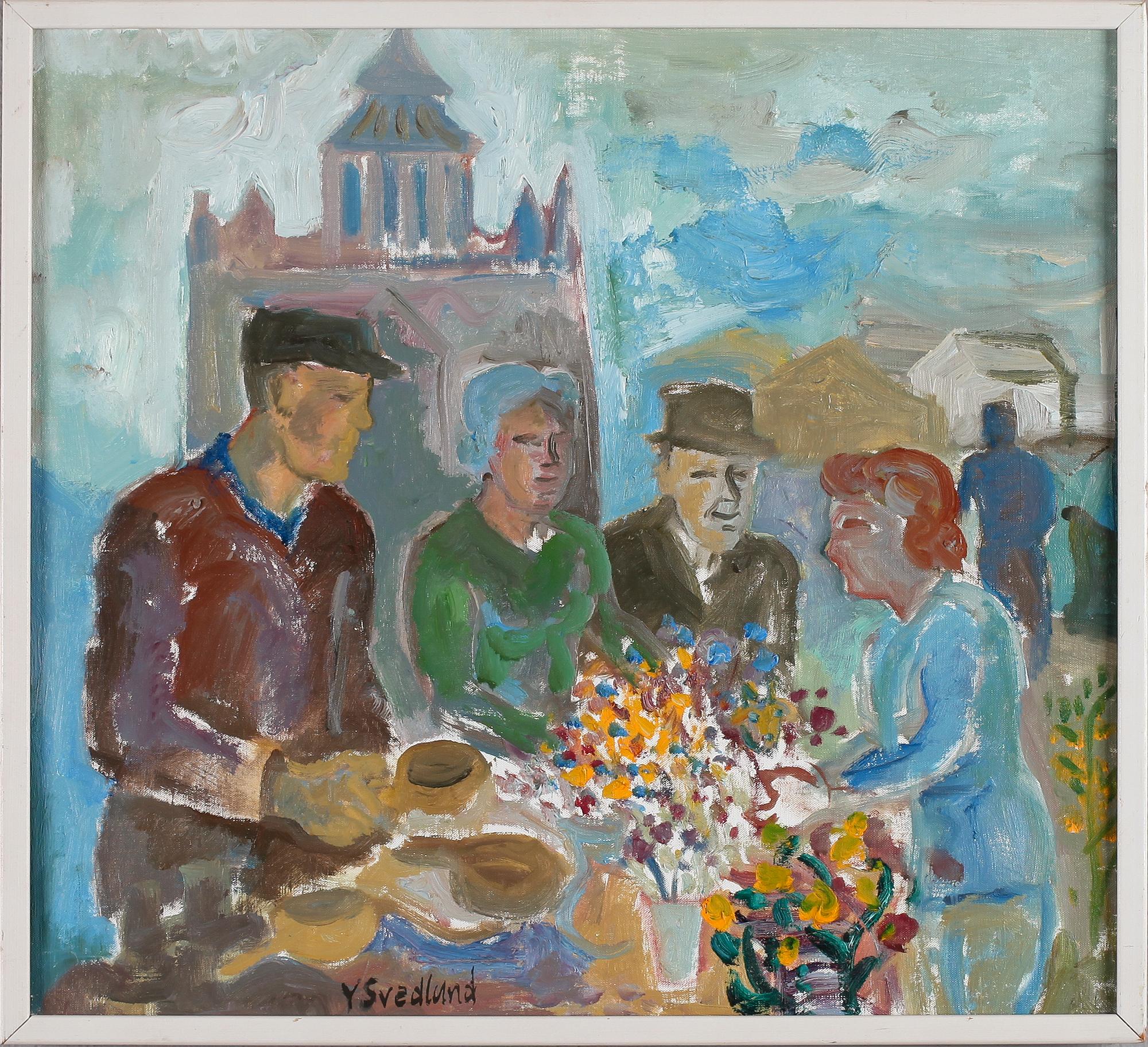 YNGVE SVEDLUND, olja på duk, signerad.