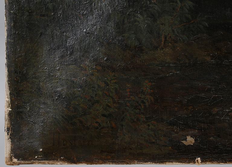 EDOUARD JEAN MARIE HOSTEIN, olja på duk, signerad och daterad Paris 1863.