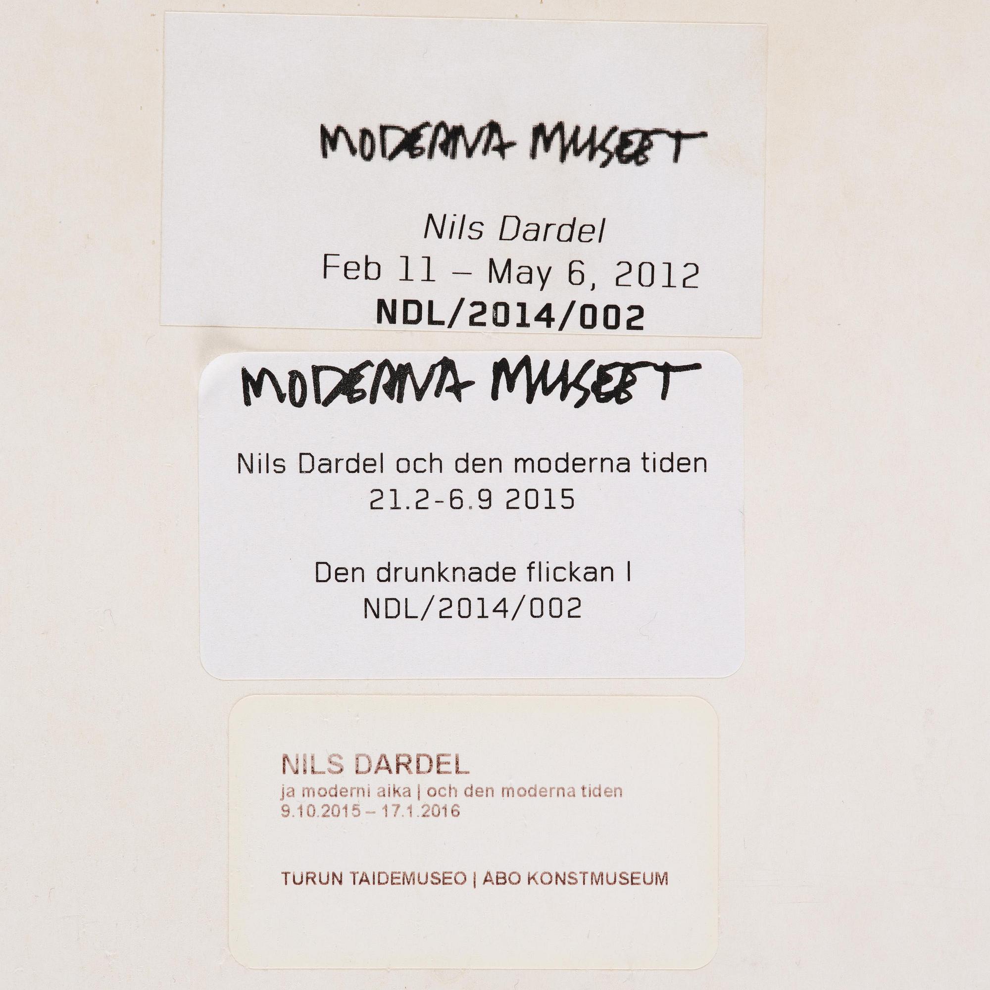 Nils von Dardel, ”Den drunknade flickan I".