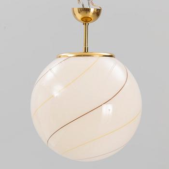 Ceiling lamp, probably Murano, Italy, second half of the 20th century.