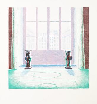 230. David Hockney, "Two vases in the Louvre".