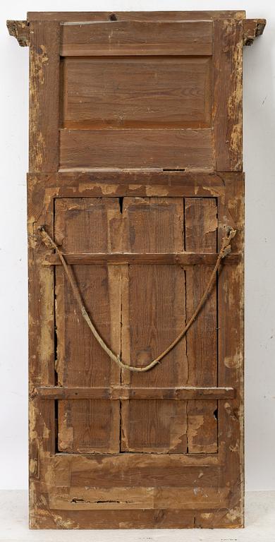 an Empire mirror, Sweden, early 19th century.