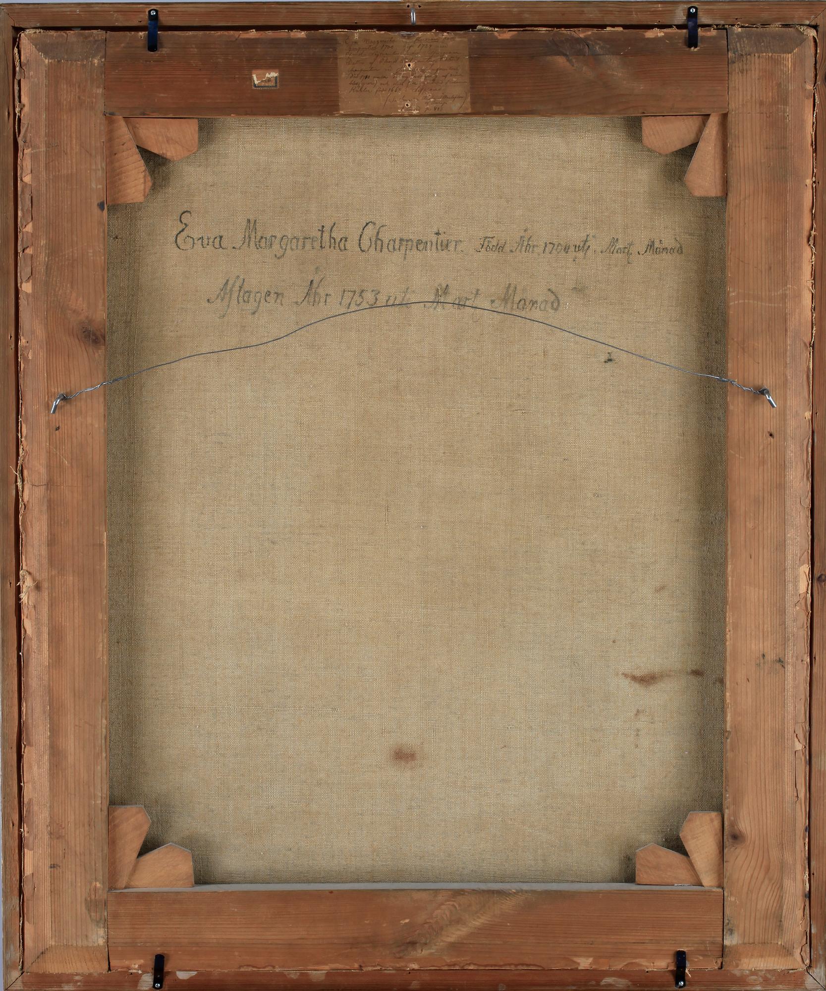 OKÄND KONSTNÄR, olja på duk,  1700-tal.