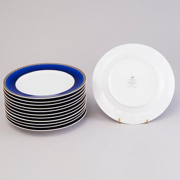 SIGVARD BERNADOTTE, A 58-piece porcelain dinner set, "Christineholm".