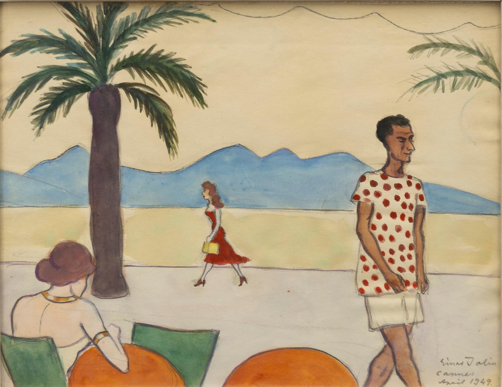 Einar Jolin, By the promenade.