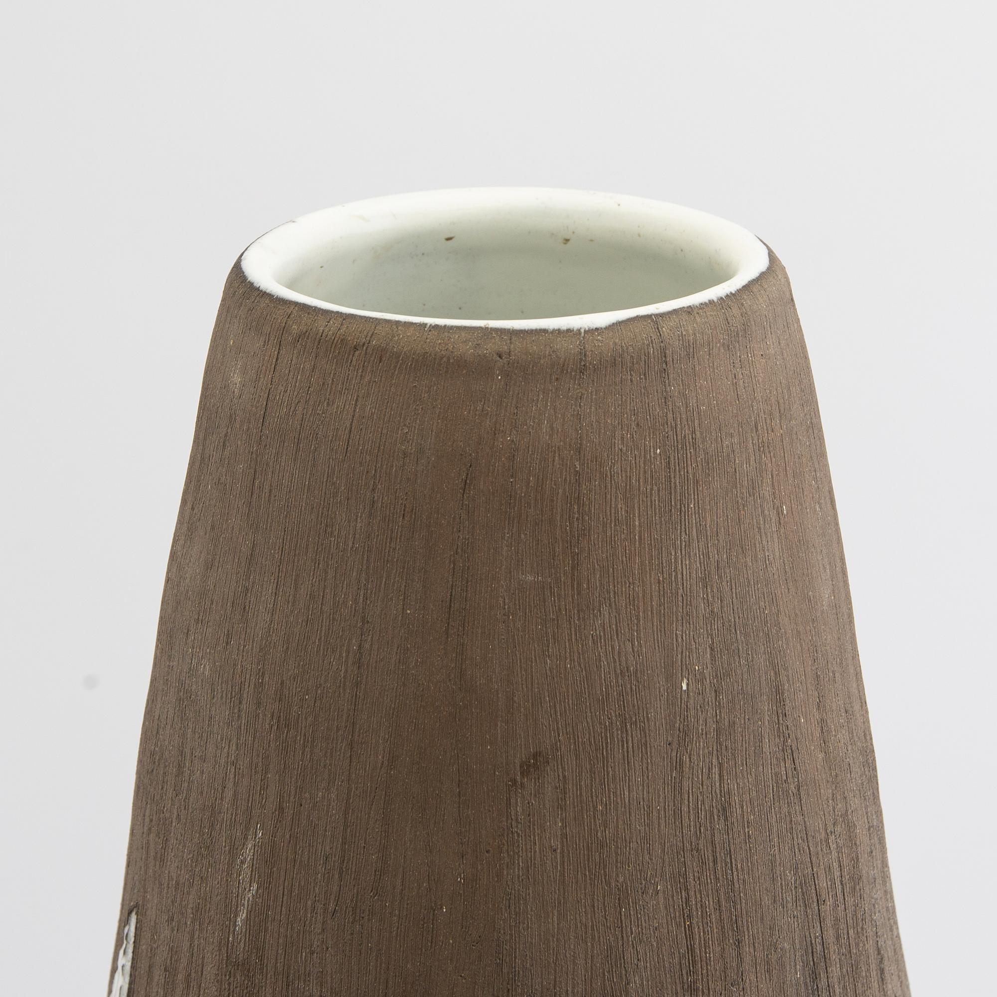 Anna-Lisa Thomson, Floor vase "Paprika" Uppsala Ekeby.