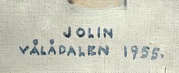 EINAR JOLIN, olja på duk, sign o dat 1955.