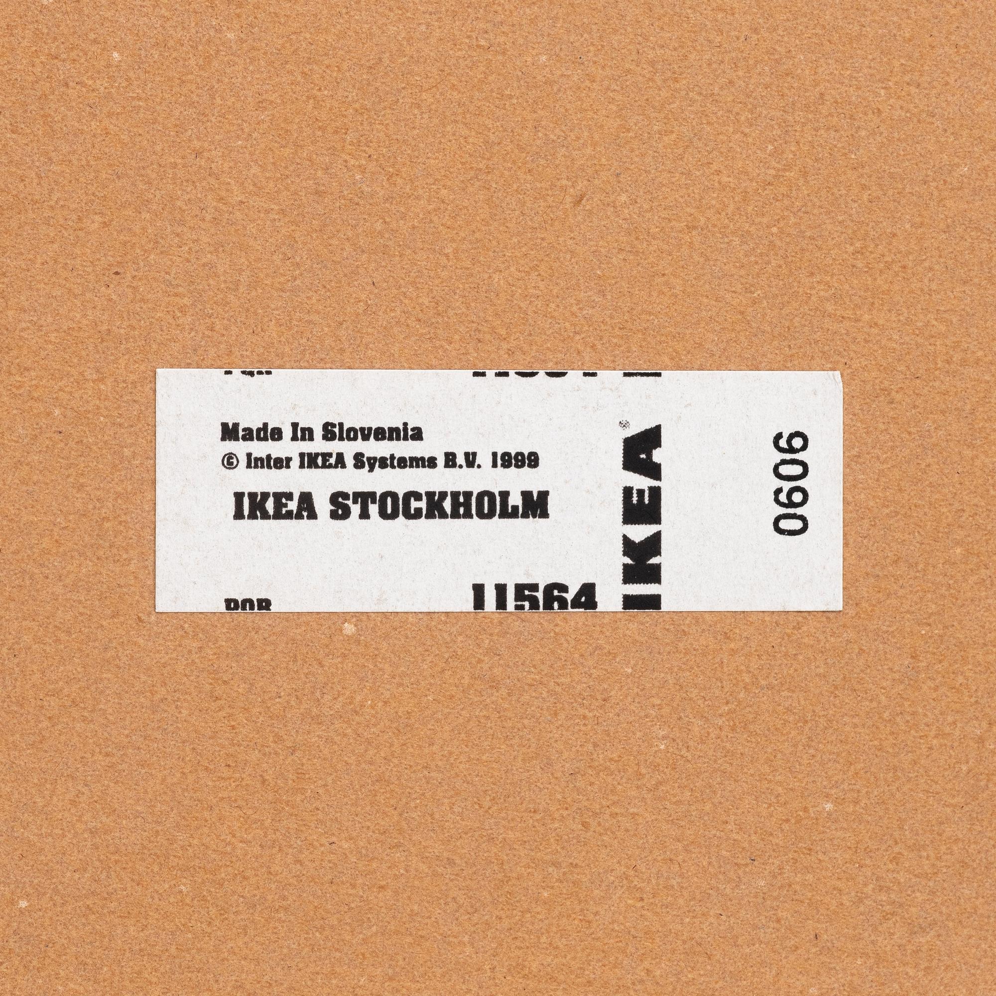 A coffee table, "Stockholm", IKEA.