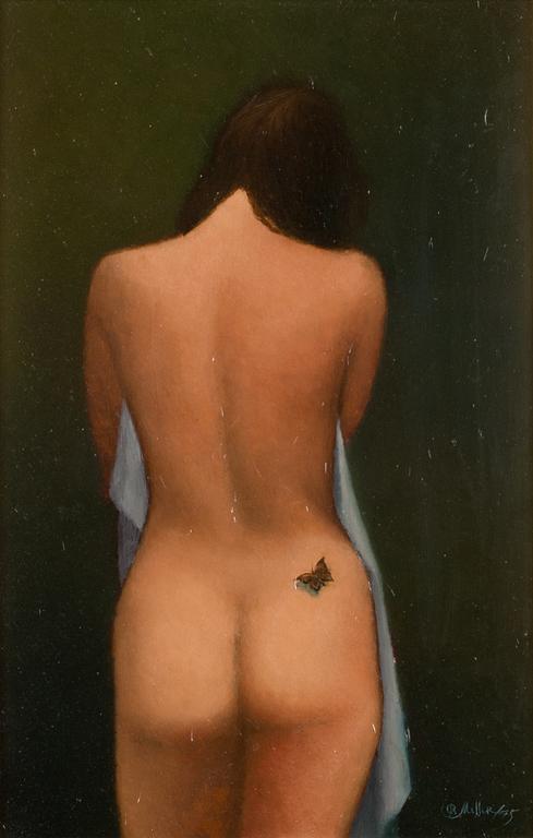 Reijo Meller, oil on board, signed and dated -75.