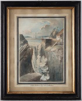 Johan Fredrik Martin, Ten scenes from the waterfalls at Trollhättan, Sweden.