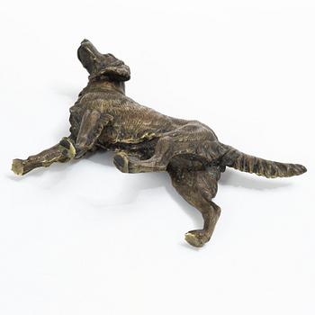 Figurin, Wienerbrons, "Setter", omkring 1900.