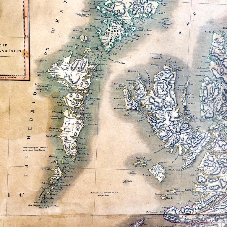 A John Cary map 1801 " A new map of Scotland".