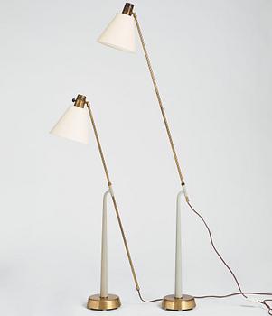 Hans Bergström, a pair of floor lamps, model " 541", ateljé Lyktan, Åhus 1940-50s.