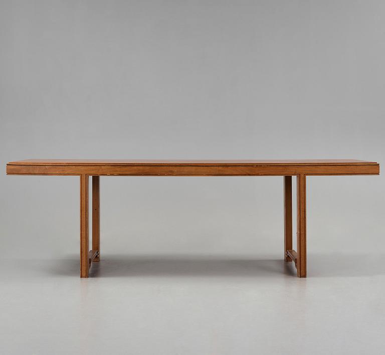 Nils Ahrbom & Helge Zimdahl, a walnut table, Stockholm 1932.