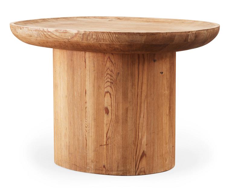 An Axel Einar Hjorth stained pine 'Utö' table, Nordiska Kompaniet Sweden 1930's.