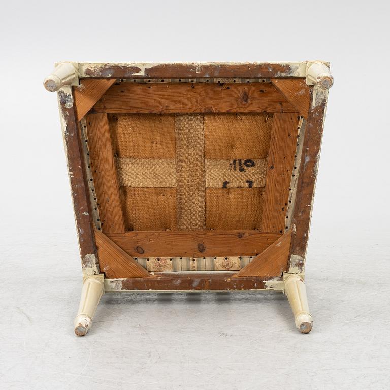 Armchair, late Gustavian, Lindome, circa 1800.