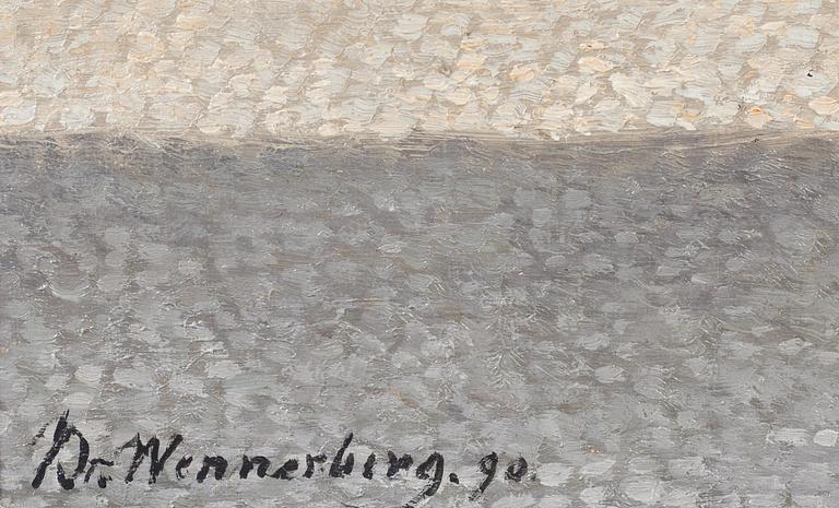 BRYNOLF WENNERBERG, olja på duk, signerad och daterad -90.