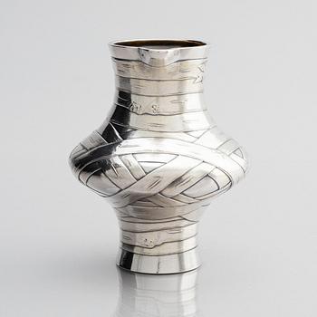 Sazikov, gräddkanna, förgyllt silver, Moskva 1881.