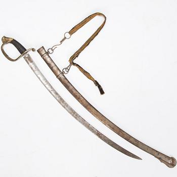 An Imperial Russian model 1841-65 infantry officer's sabre.