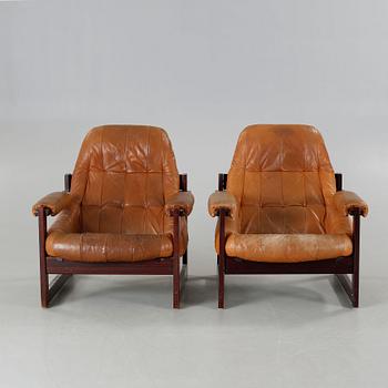 A pair of lounge chairs, 'MP 173', by Percival Lafer, MP Lafer, Brazil, purchased 1976.