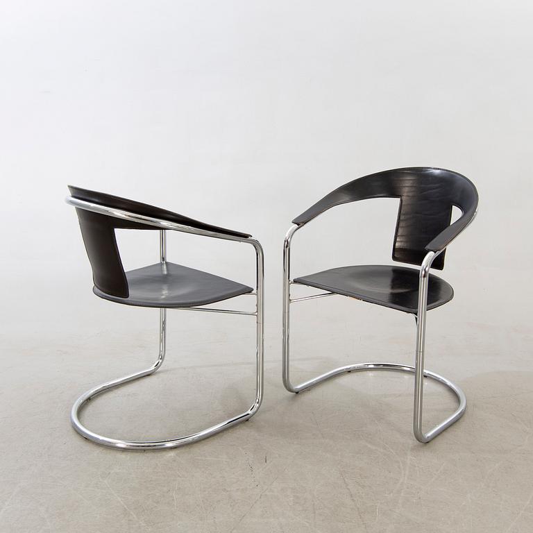 KARMSTOLAR, 4 st, A.Rizzatto, Lo Studio, Italien 1900-talets andra hälft.