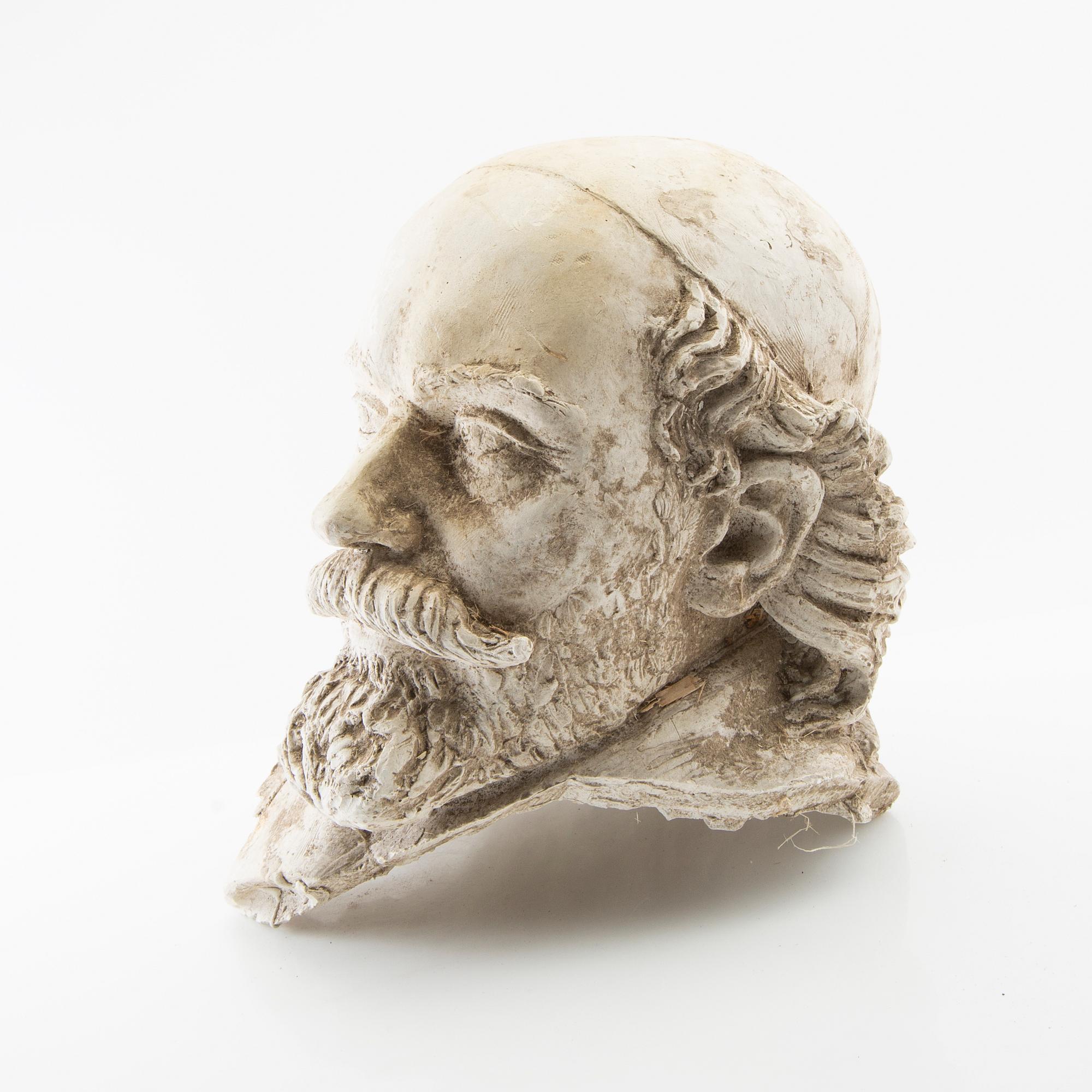 Nils Möllerberg, Skulptur förlaga till Manshuvud.
