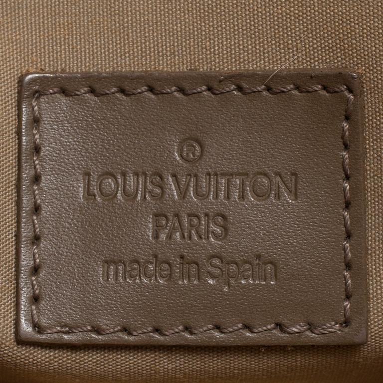 LOUIS VUITTON, Grey EPI leather 'croisette' MM.