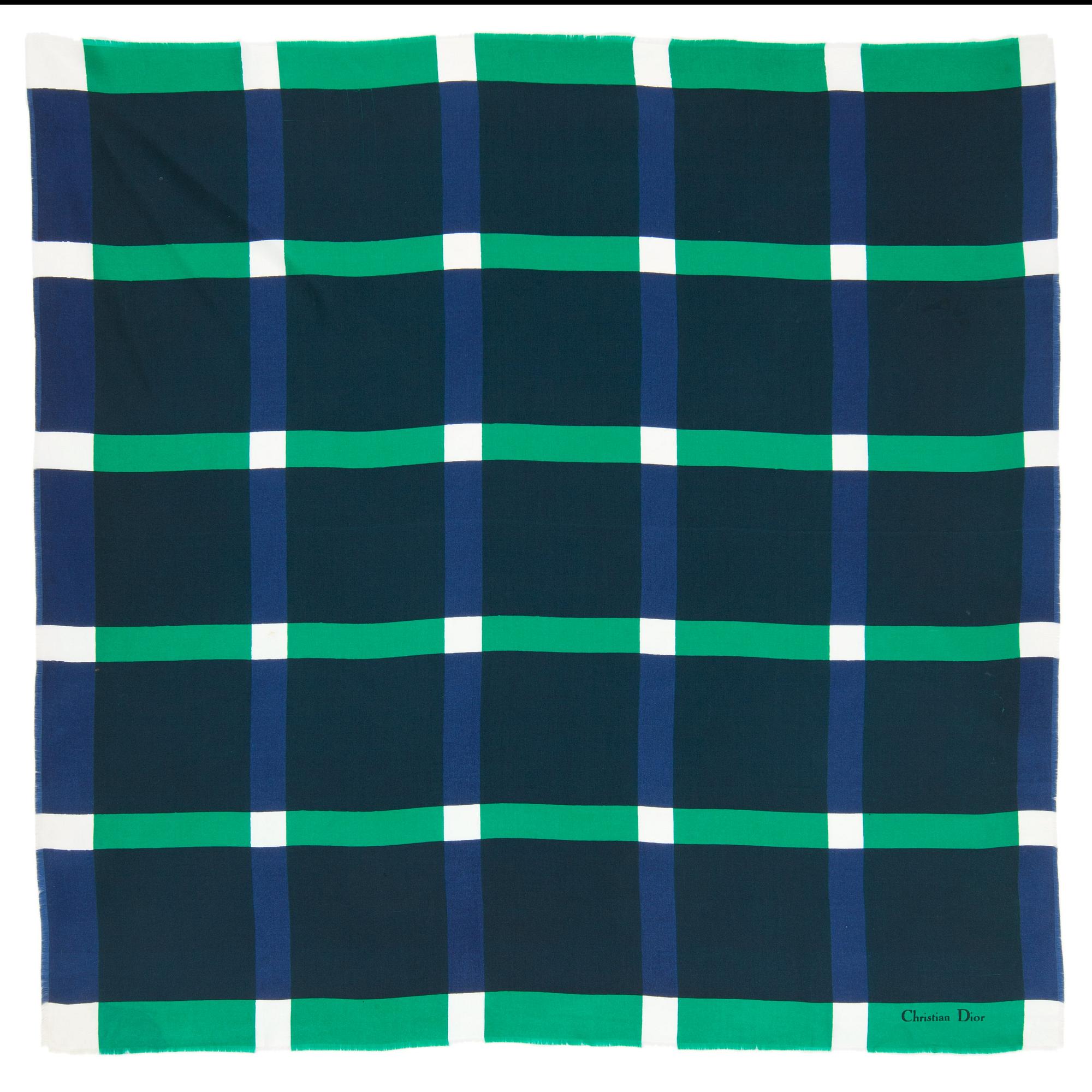 CHRISTIAN DIOR, a silk scarf.