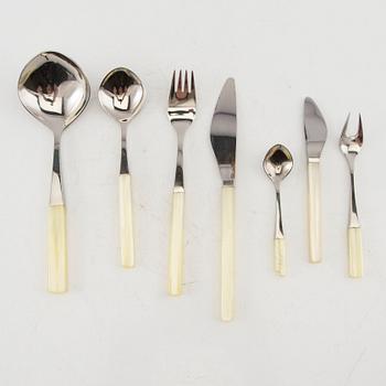 Tias Eckhoff, 29 pieces of "Opus" cutlery, Lundtofte Denmark, mid-20th century.