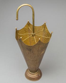 PARAPLYSTÄLL, mässing. 1900-tal.