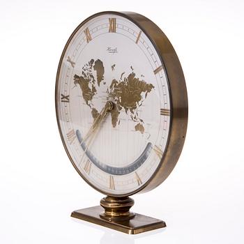 BORDSKLOCKA, "World Time" Kienzle Uhrenfabrik, Tyskland.