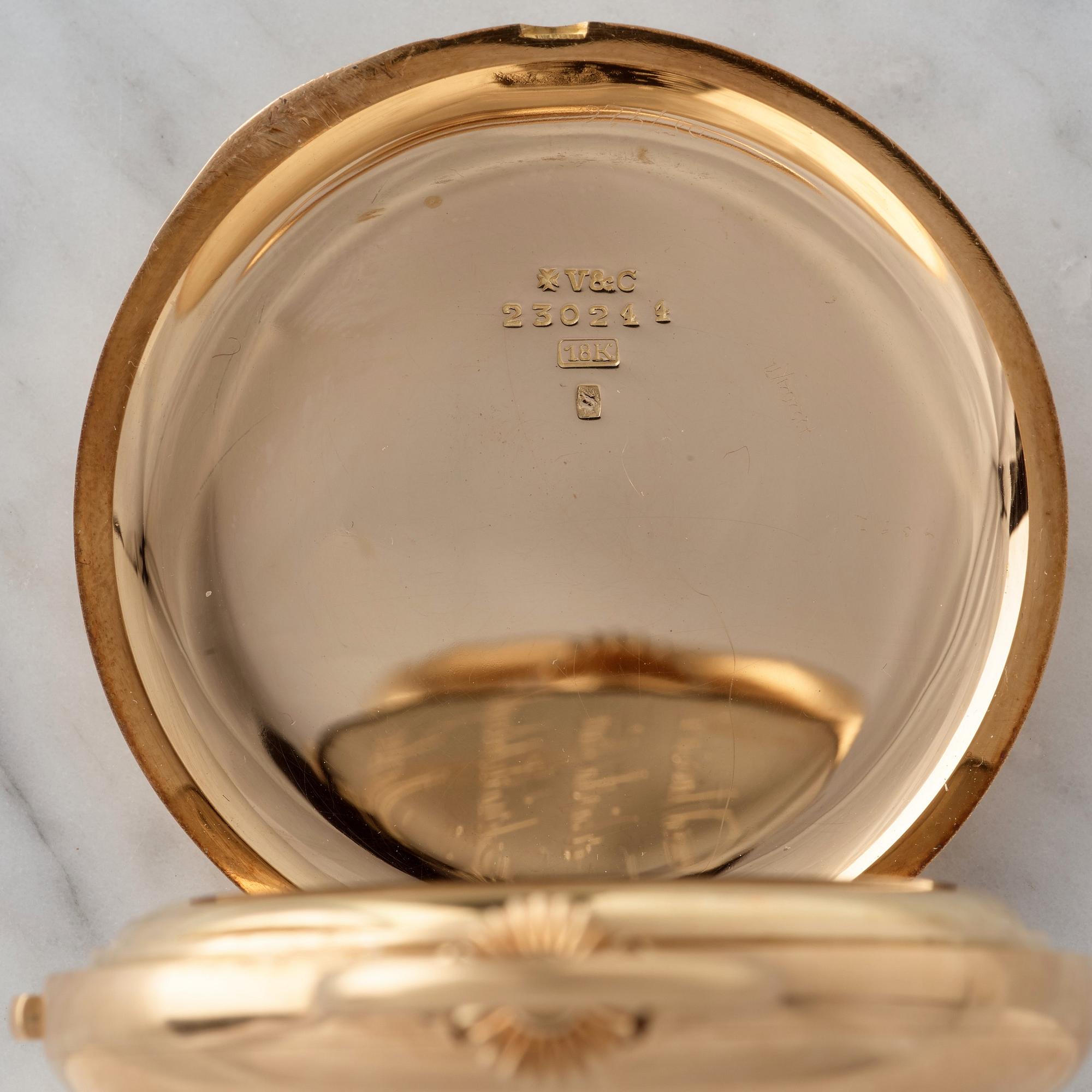 VACHERON & CONSTANTIN, pocket watch, 53,5 mm, hunting case,