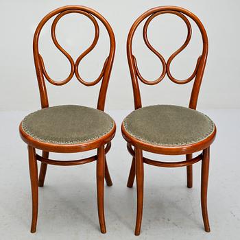 STOLAR, ett par, Thonet, troligen omkring sekelskiftet 1900.