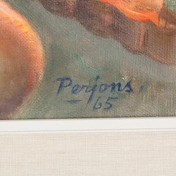 PER-HILDING PERJONS, "Dala-Floda", oil on canvas, sign and dated 1965.