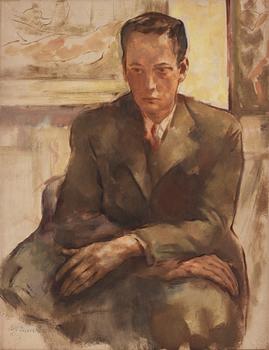 815. Lotte Laserstein, Young Man in Suit.