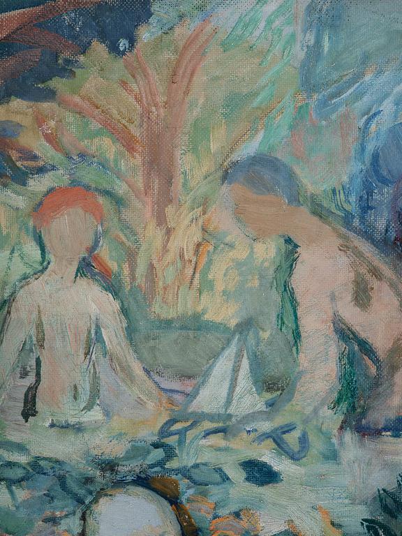 Tove Jansson, Badande pojkar.