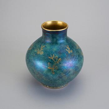 JOSEF EKBERG, vas, Gustavsberg 1920-/30-tal. Flintgods.